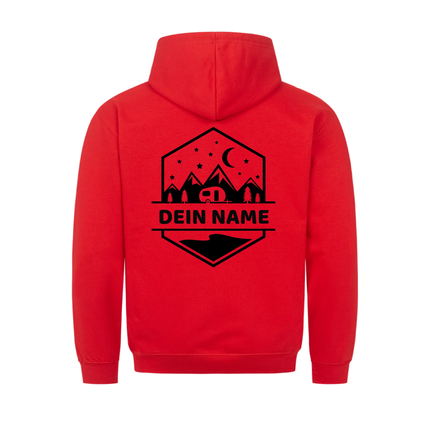 "Happy Camper Monogram" - personalisierter Hoodie - Gr. S - 4 XL