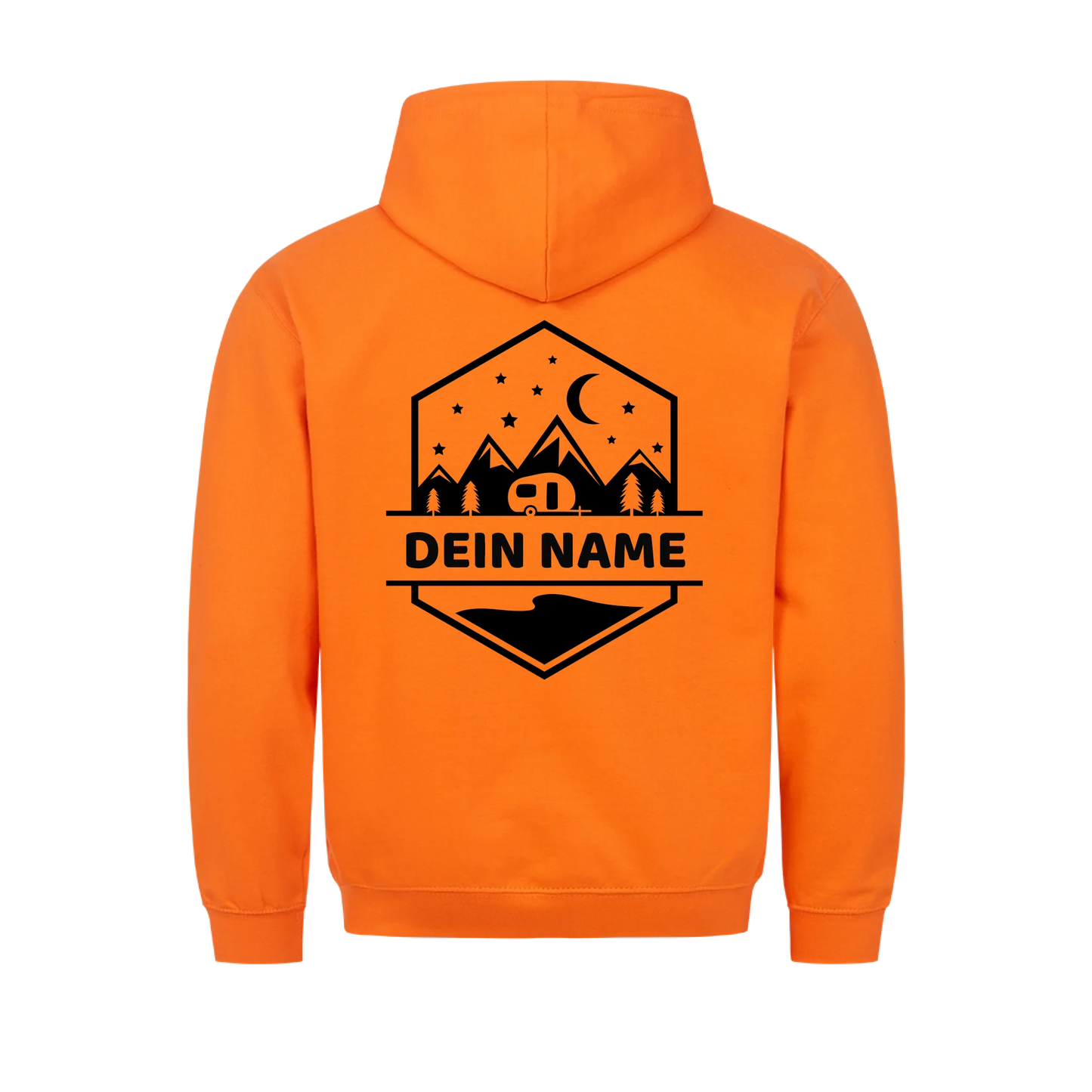"Happy Camper Monogram" - personalisierter Hoodie - Gr. S - 4 XL