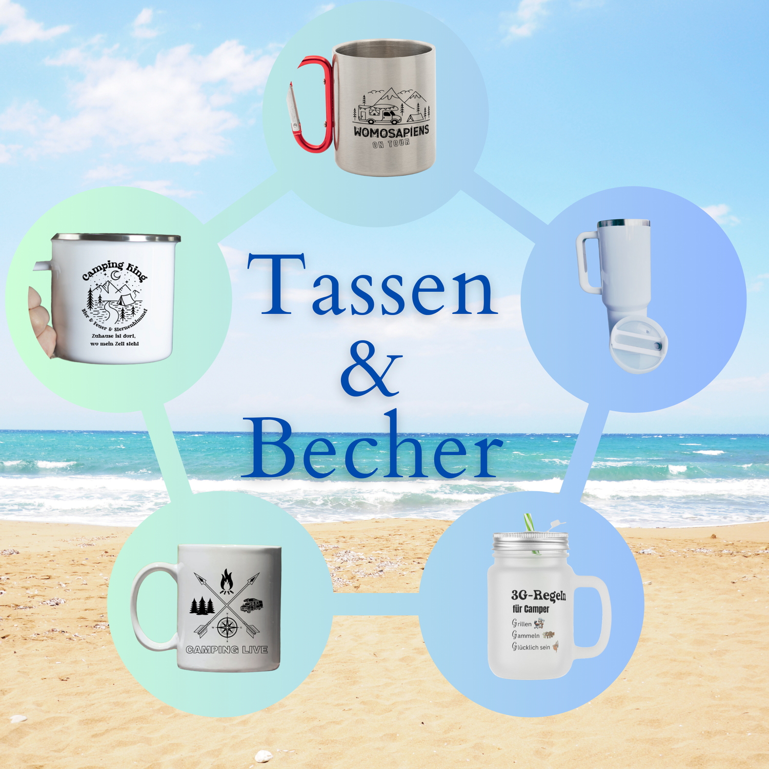 Tassen und Becher, Emaille Becher, Edelstahl Becher, Edelstahl Tasse, Emaille Tasse, Thermobecher, satiniertes glas, jason mar, keramik tasse